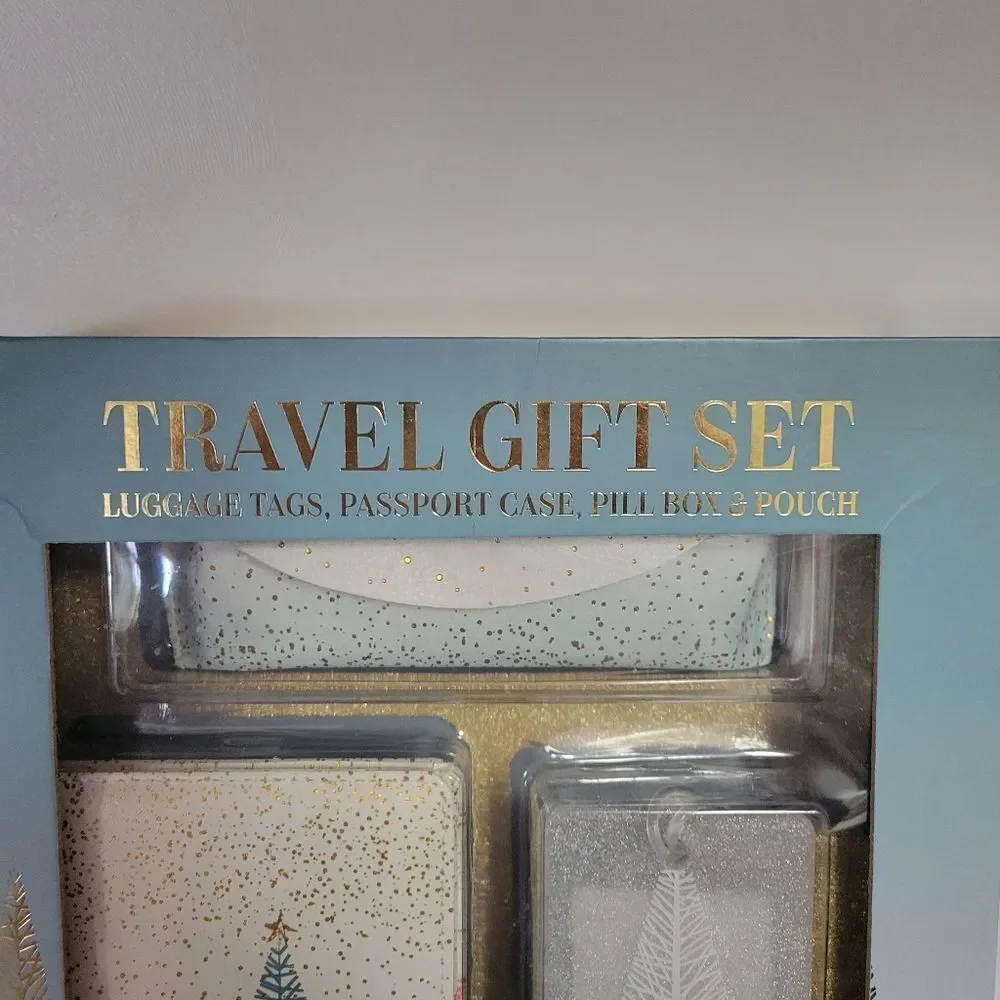 Madison Home International Elegant Travel Gift Set with Gold and Silver Accents